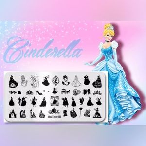 $5 NAIL STAMPING PLATE. STAINLESS STEEL WITH PLASTIC BASE. NEW. $5 IF BUNDLED